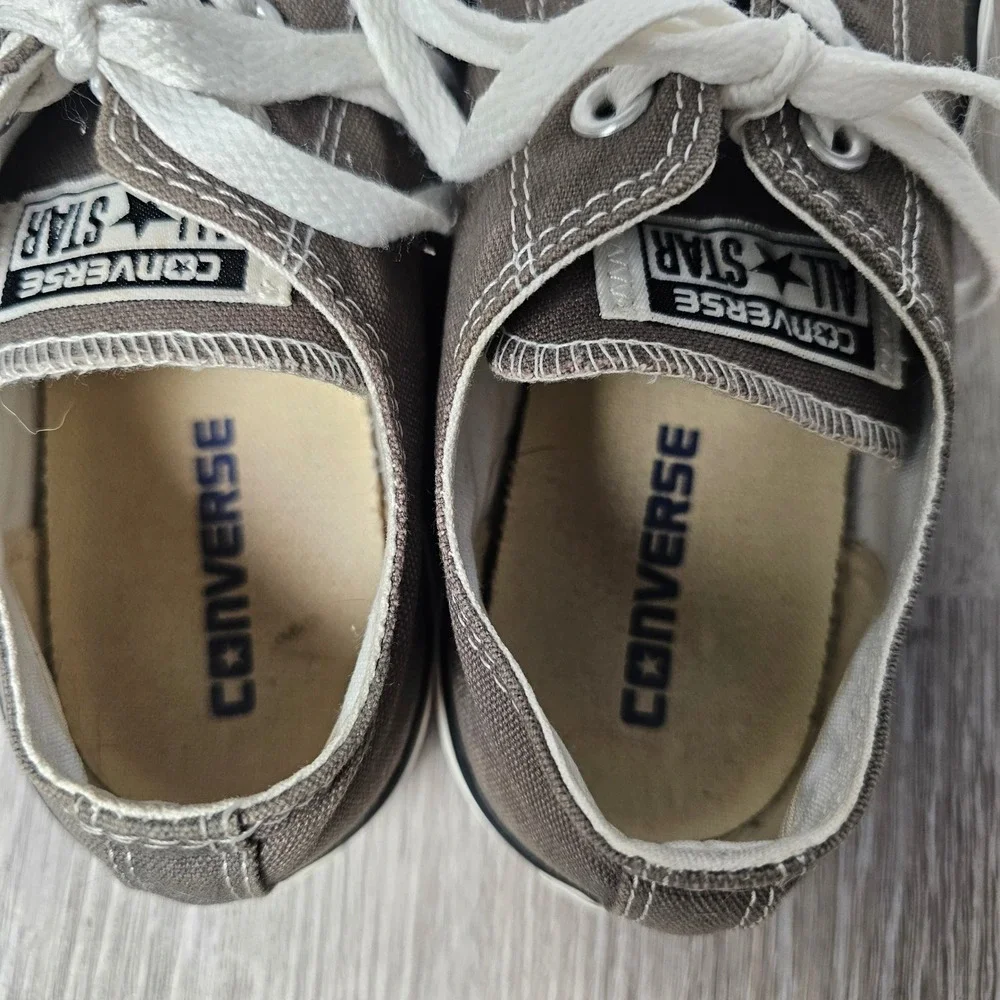 Converse Chuck Taylor All Star Seasonal Ox Mens 8 Womens 10 Charcoal 1J794 - Picture 6 of 10